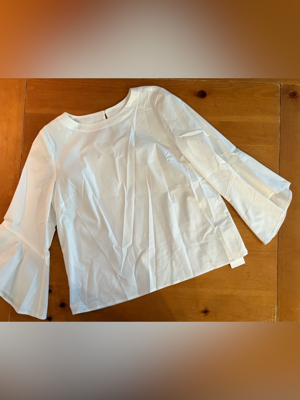 J. Jill by Christian Siriano Women’s Pullover Top, White, Petite Medium